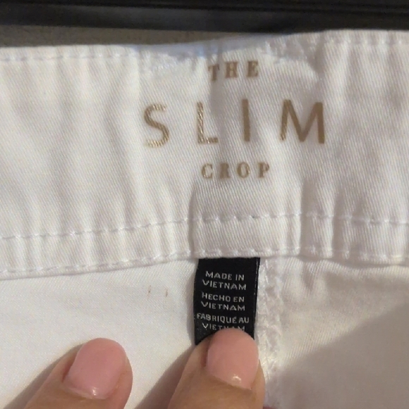 White House Black Market White Ankle Cargo Jeans - Picture 2 of 10